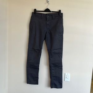 Dark grey vans chinos